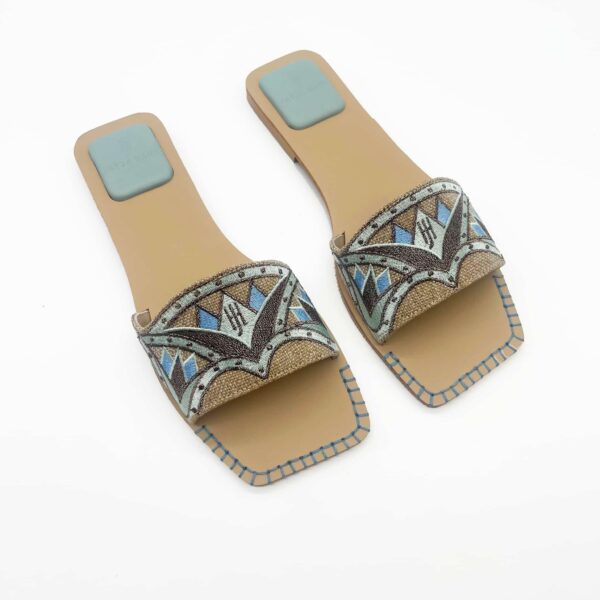 Nile Slippers Blue