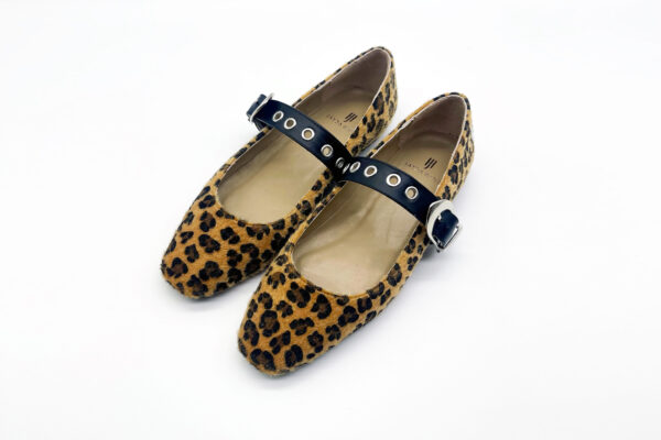 Big Shot Ballet Flats Leopard