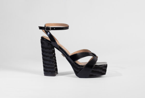 Sky High Platform Sandals Black