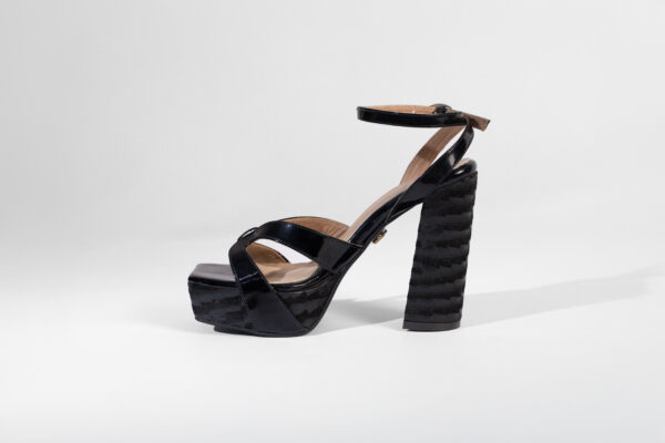 Sky High Platform Sandals Black - Image 4