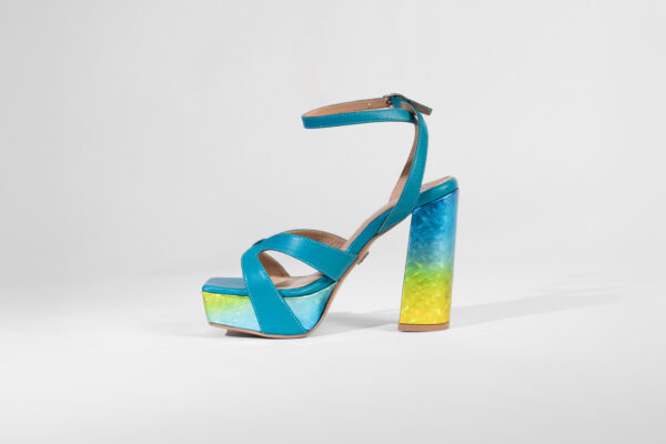 Sky High Platform Sandals Sky Blue - Image 7