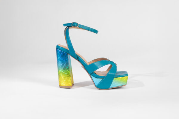 Sky High Platform Sandals Sky Blue
