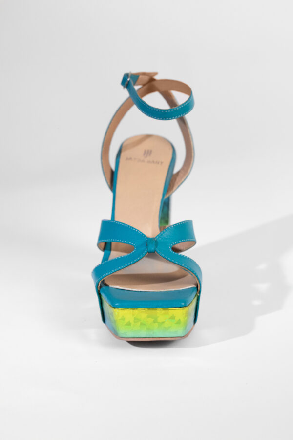 Sky High Platform Sandals Sky Blue - Image 2