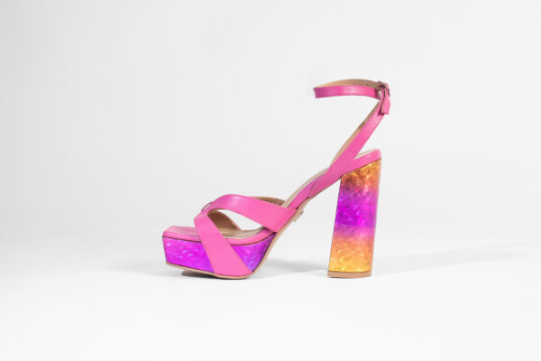 Sky High Platform Sandals Pink Mimosa - Image 8