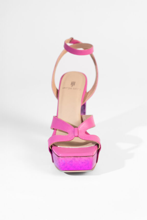 Sky High Platform Sandals Pink Mimosa - Image 5