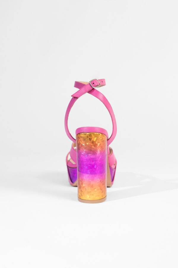 Sky High Platform Sandals Pink Mimosa - Image 6