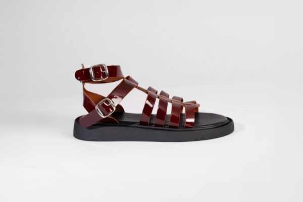 Roman Sandals Mahogany Brown